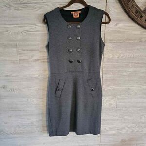 Tory Burch Business Pencil Dress SZ XS(0-2) Double Breasted Sleevless